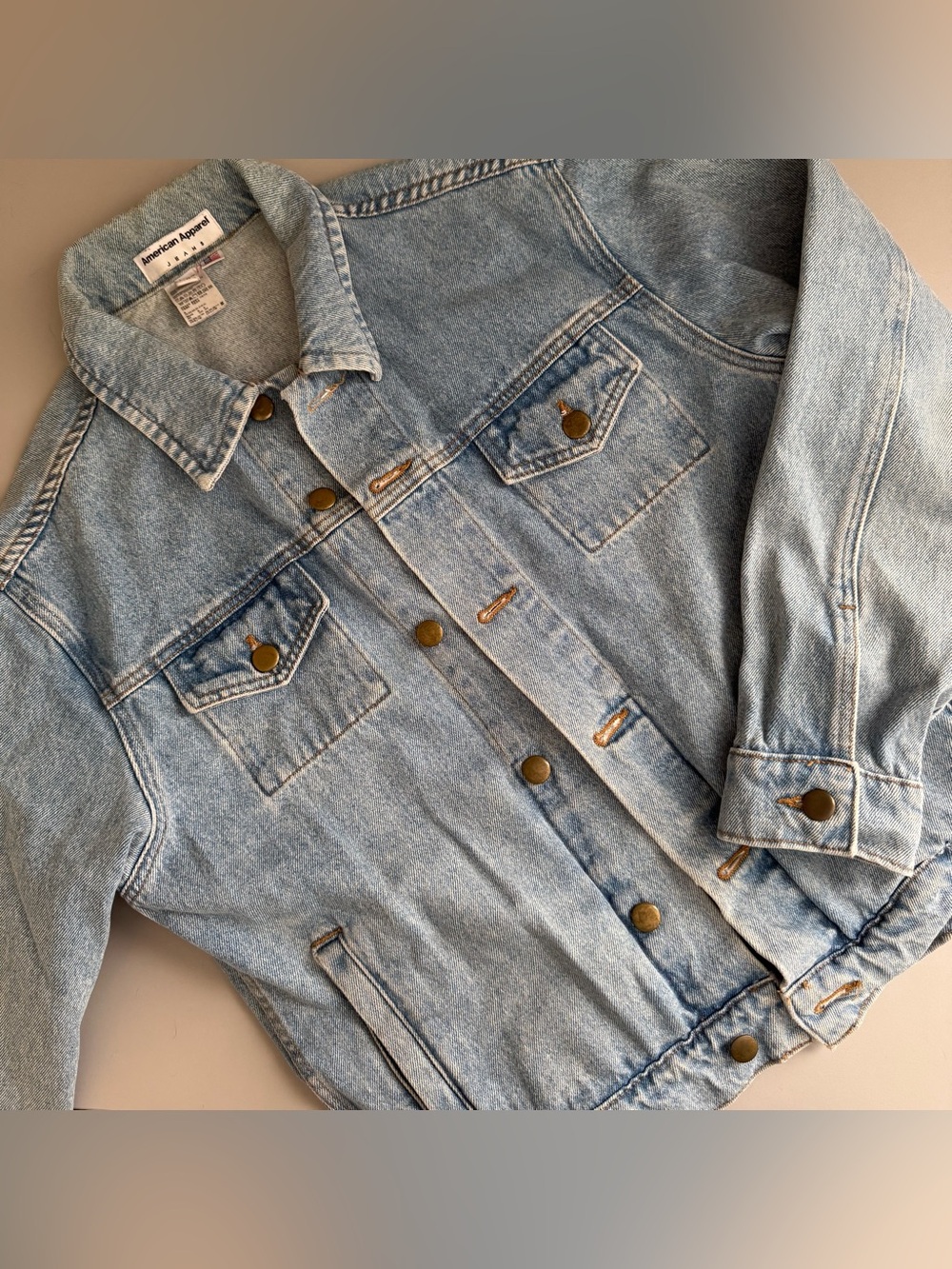 American Apparel Denim Trucker Jacket